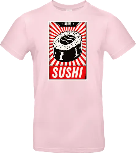 Retro Sushi Vintage Poster