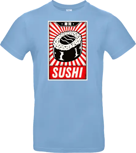 Retro Sushi Vintage Poster