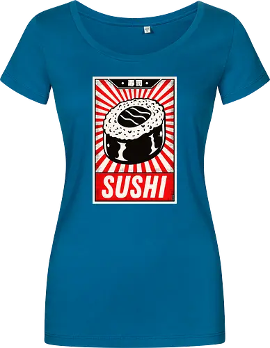 Retro Sushi Vintage Poster