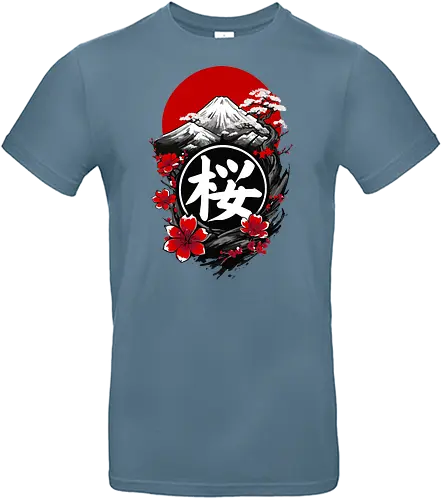 Mount Fuji cherry blossoms - mountain, Kirsche - Standard T-Shirt