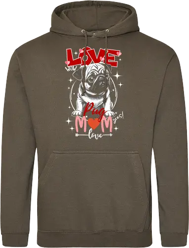 Love Pug Mom