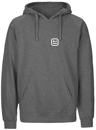 ROBOT FACE DARK - robot framework - Fairtrade Hoodie
