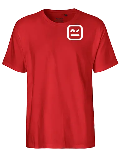 ROBOT FACE DARK - robot framework - Fairtrade T-Shirt