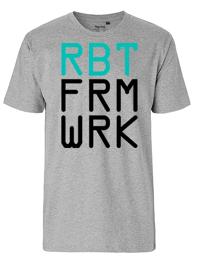 RBTFRMWRK_BRIGHT - robot framework - Fairtrade T-Shirt