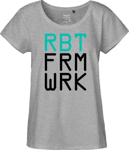 RBTFRMWRK_BRIGHT - robot framework - Fairtrade Girl Shirt