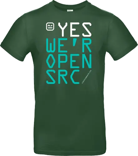 YES WE'R OPEN SRC DARK