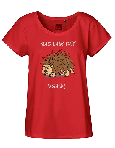 Caricatura Sommerakademie - Bad Hair Day - caricatura, Caricatura Sommerakademie, Stefanie Bräuning-Orth - Fairtrade Girl Shirt