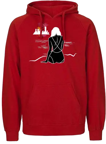 Im sad but U r happy. - white - sad, happy, L!aW - Fairtrade Hoodie