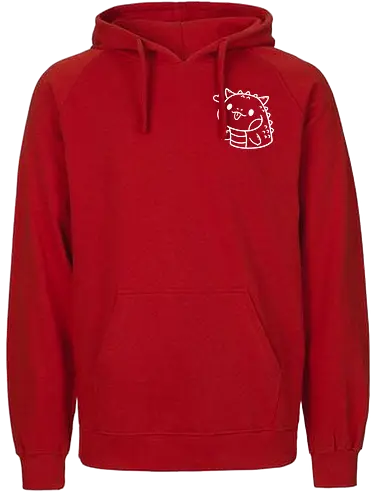 CARNO MLEM WHITE - dinosaur, dinosaurier, cute, hrt - Fairtrade Hoodie