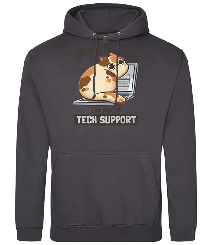 Don't Worry I'm From Tech Support - Support, cat, katze - Standard Hoodie