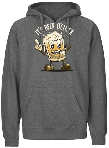 Beer Time - beer, bier, it's  time - Fairtrade Hoodie