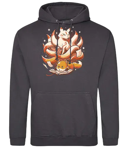 Book Spirit - fox, kitsune, spirit - Standard Hoodie