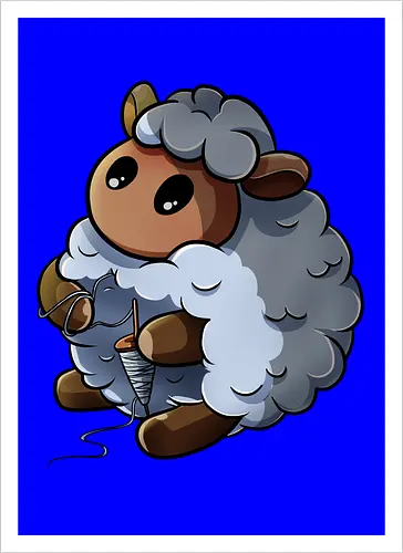 Spinnendes Schaf