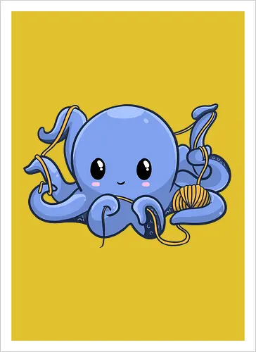 Wickelnder Oktopus