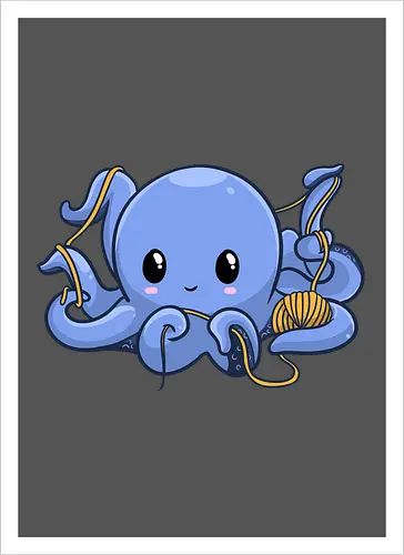 Wickelnder Oktopus