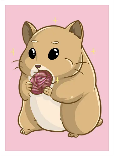 Hamsternder Hamster