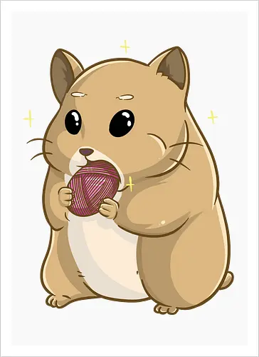 Hamsternder Hamster