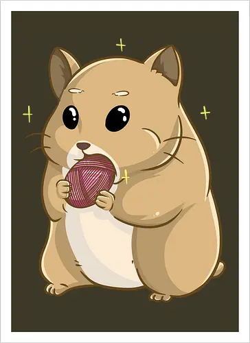 Hamsternder Hamster