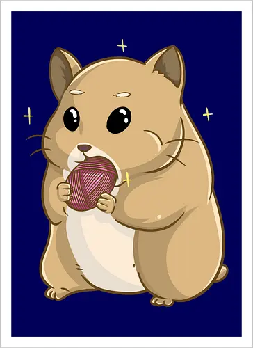 Hamsternder Hamster
