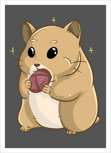 Hamsternder Hamster