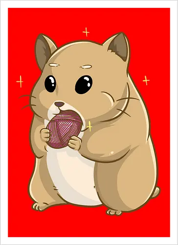 Hamsternder Hamster