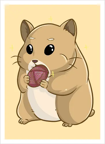 Hamsternder Hamster