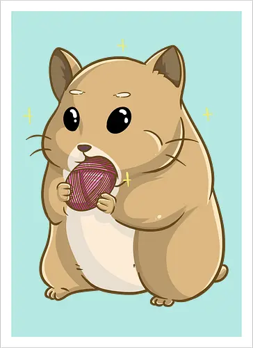 Hamsternder Hamster