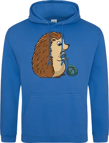Strickender Igel
