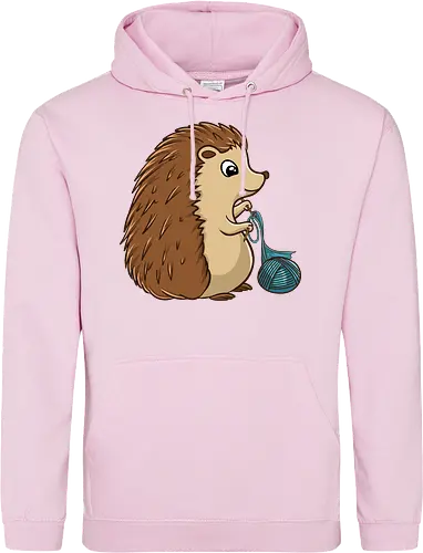 Strickender Igel