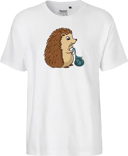 Strickender Igel