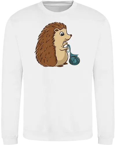 Strickender Igel