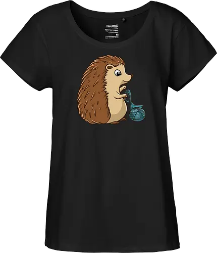 Strickender Igel