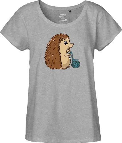 Strickender Igel