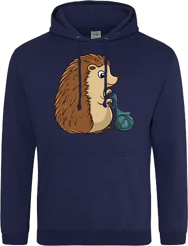 Strickender Igel
