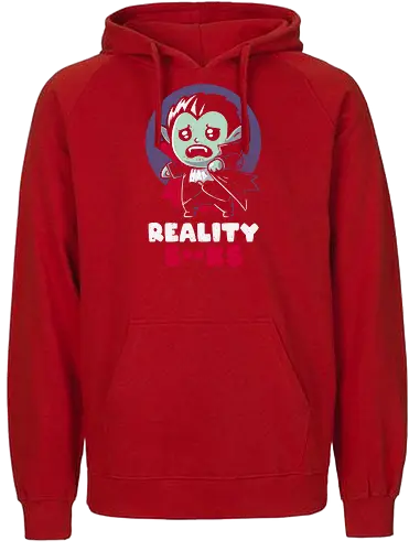 Reality Sucks - vampire, real, Reality, realität - Fairtrade Hoodie