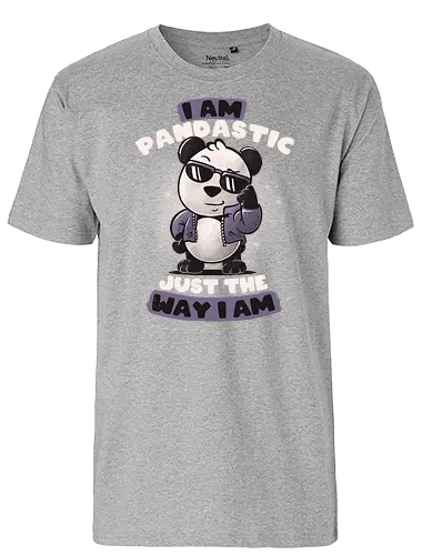 Pandastic - panda, fantastic, self love - Fairtrade T-Shirt