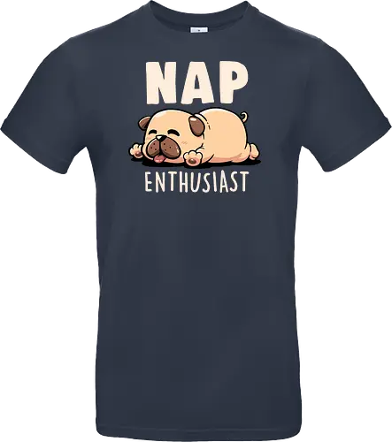 Nap Enthusiast - Funny Cute Lazy Pug Dog Gift