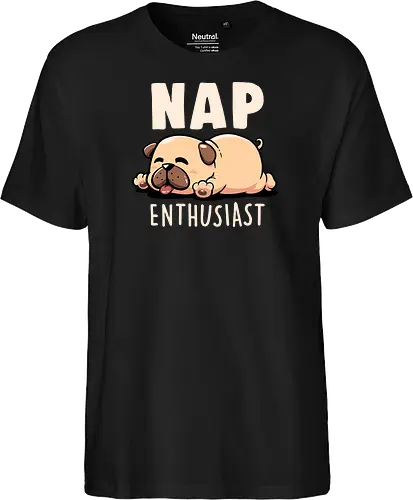 Nap Enthusiast - Funny Cute Lazy Pug Dog Gift