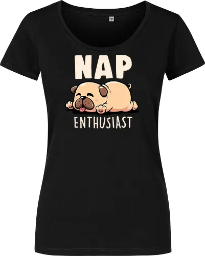 Nap Enthusiast - Funny Cute Lazy Pug Dog Gift