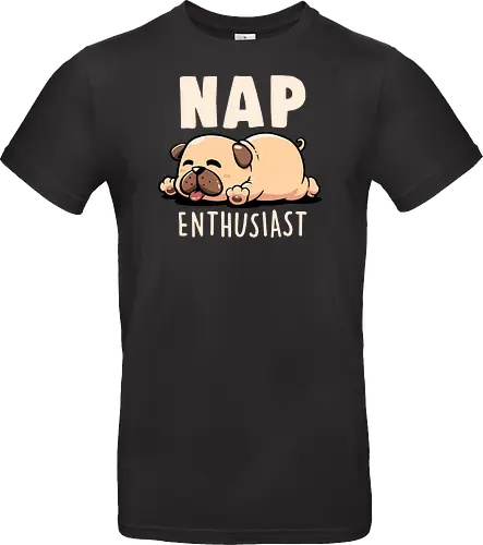 Nap Enthusiast - Funny Cute Lazy Pug Dog Gift