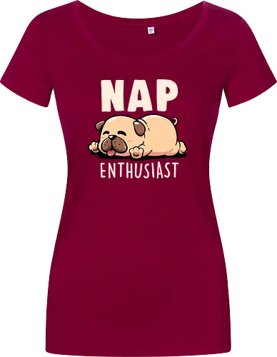 Nap Enthusiast - Funny Cute Lazy Pug Dog Gift