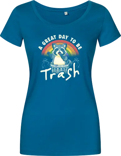 A Great Day To Be Trash - Funny Cute Lazy Raccoon Gift