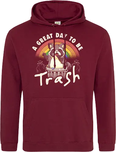 A Great Day To Be Trash - Funny Cute Lazy Raccoon Gift