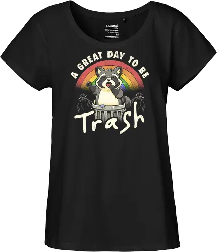 A Great Day To Be Trash - Funny Cute Lazy Raccoon Gift