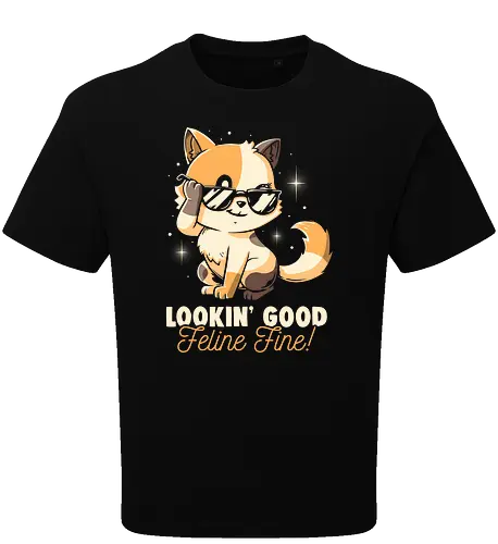 Feline Fine - Funny Cute Cat Sarcasm Gift