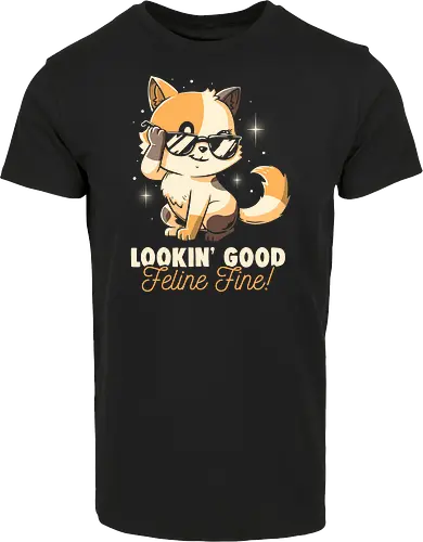 Feline Fine - Funny Cute Cat Sarcasm Gift