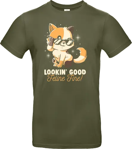 Feline Fine - Funny Cute Cat Sarcasm Gift