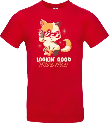 Feline Fine - Funny Cute Cat Sarcasm Gift