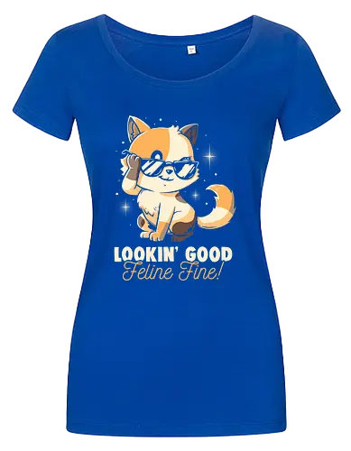 Feline Fine - Funny Cute Cat Sarcasm Gift