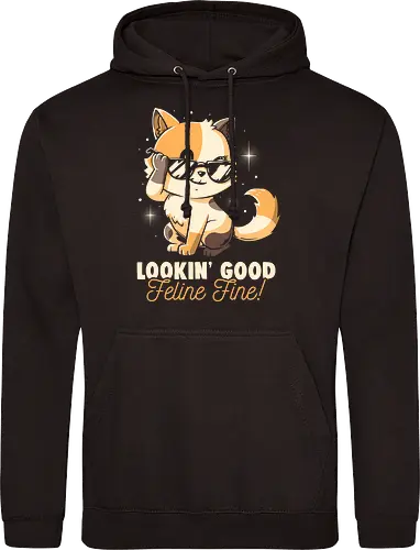 Feline Fine - Funny Cute Cat Sarcasm Gift